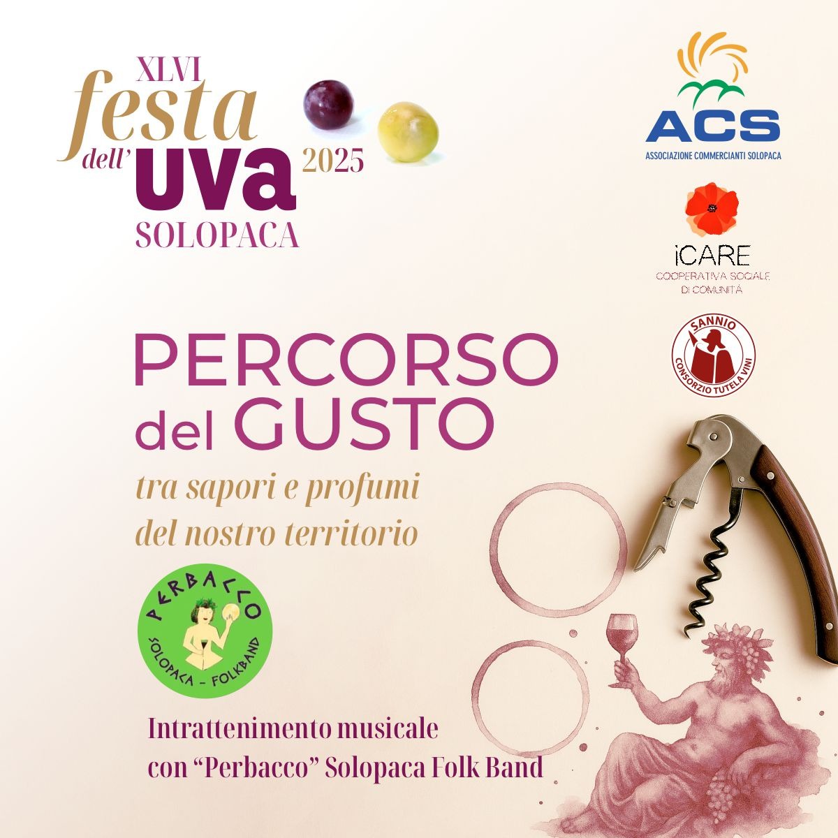 Percorso del Gusto — Venerdì 12 Settembre