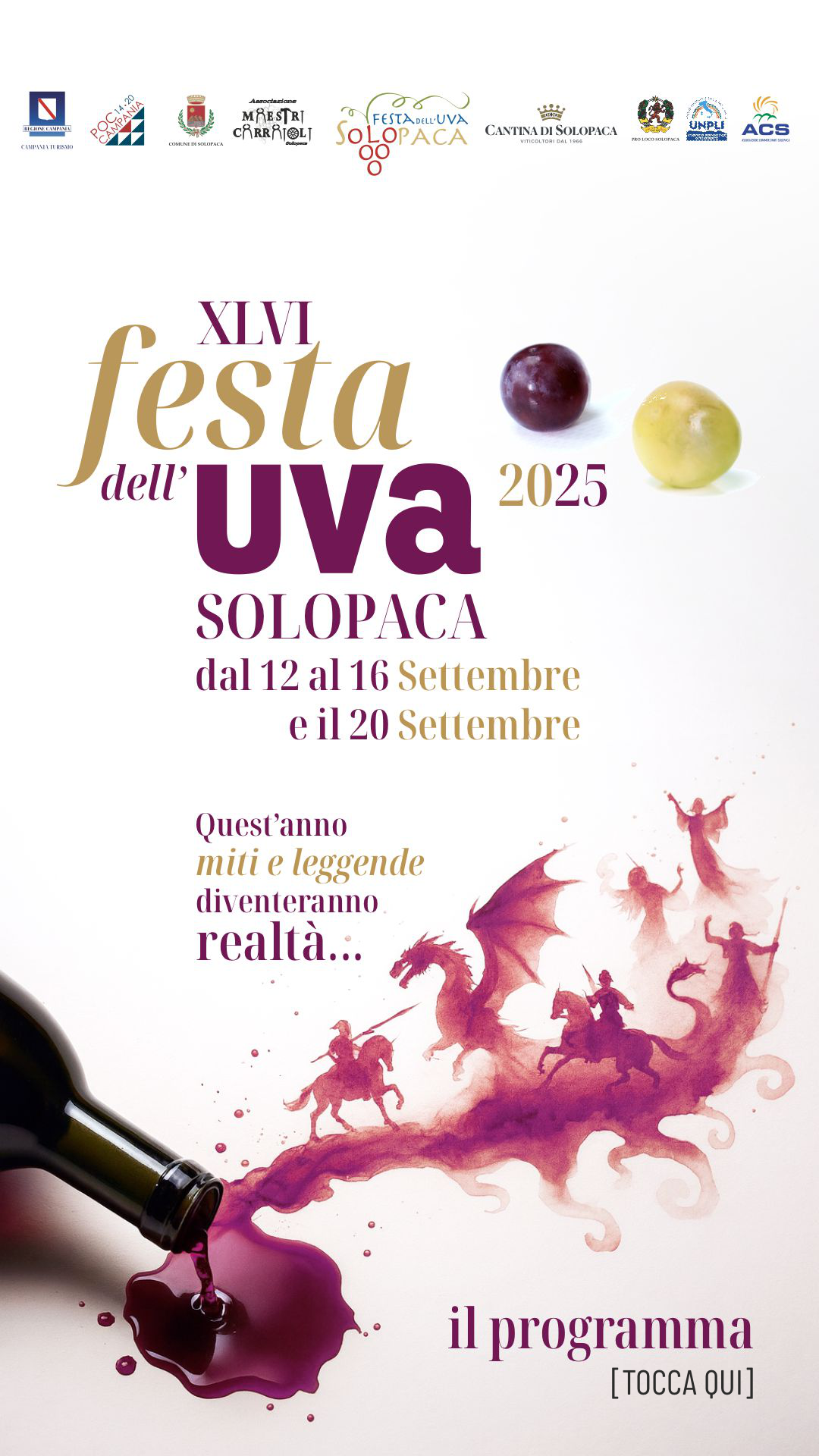 XLVI Festa dell'Uva 2025 — Solopaca (BN)