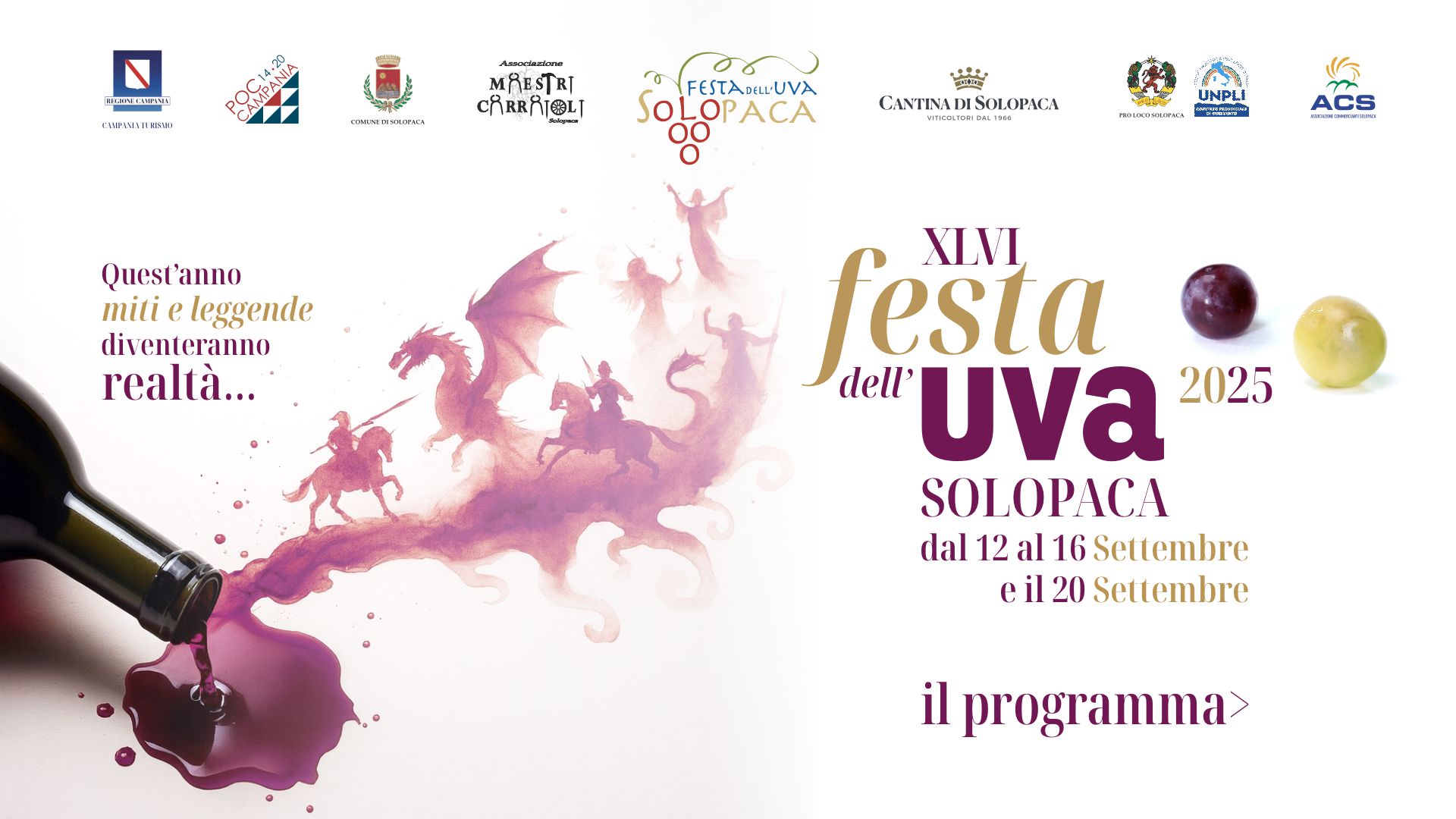 XLVI Festa dell'Uva 2025 — Solopaca (BN)